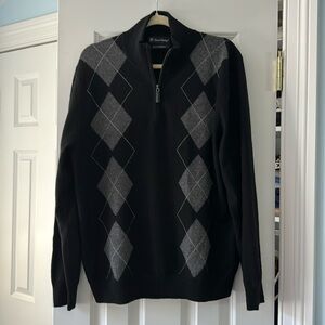 Men’s Cashmere Quarter Zip Sweater